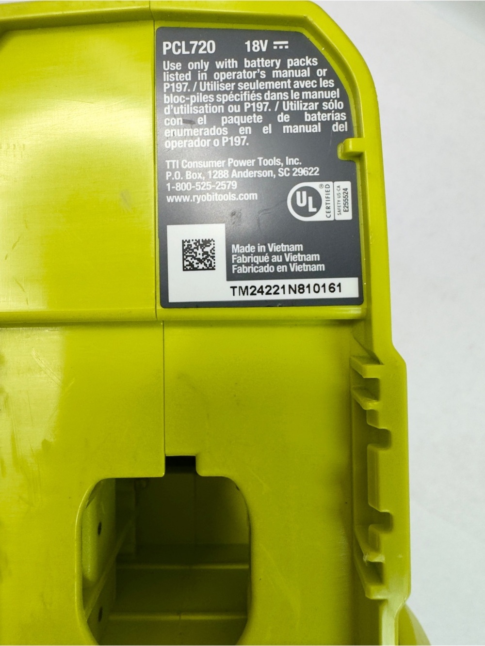 Ryobi PCL720 One+ 18V Stick - Motor Body Only OEM Replacement Part Powerhead - Picture 7 of 12